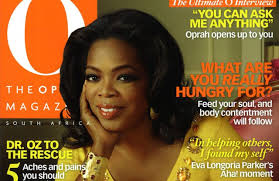 Oh wow! Publicity in O, The Oprah Magazine!