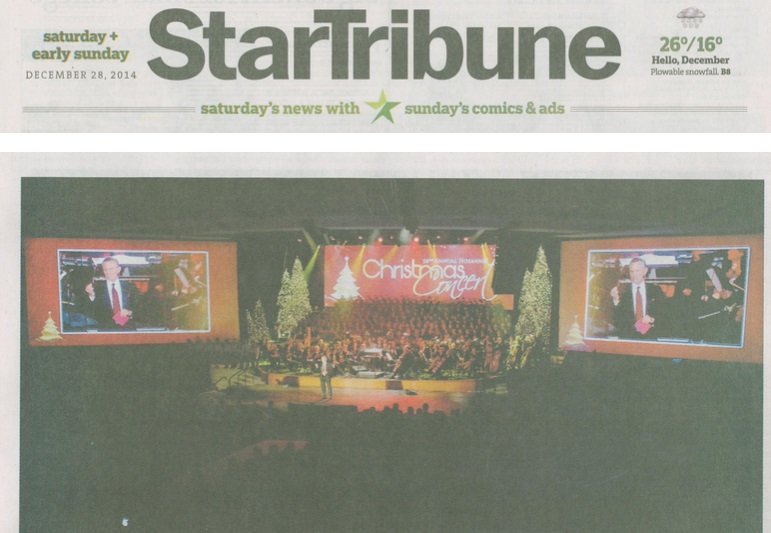 Creative angle leads to feature article in a Twin Cities newspaper