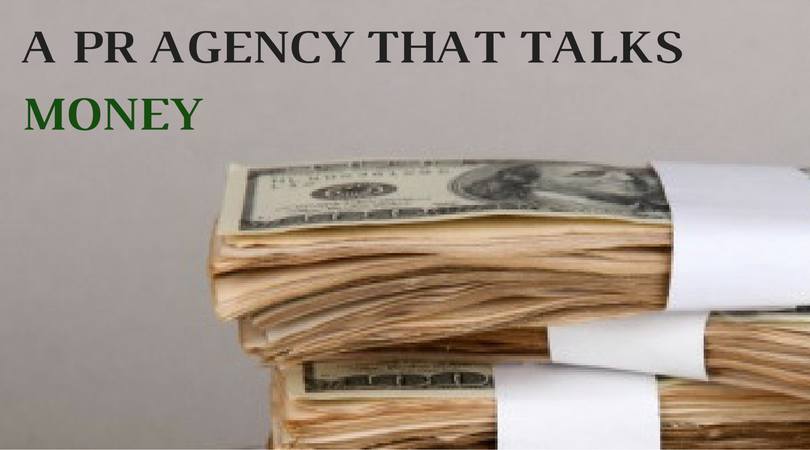 PR agency talks money