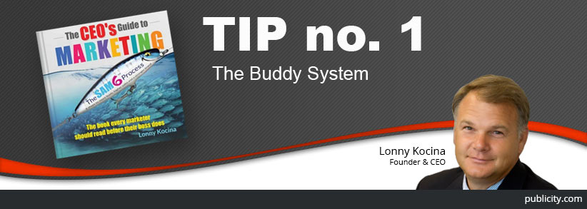 The CEO’s Guide to Marketing Tip 1: Use the buddy system to fast-track your marketing career