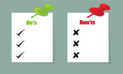 Six do’s and don’ts for keeping your content marketing on point